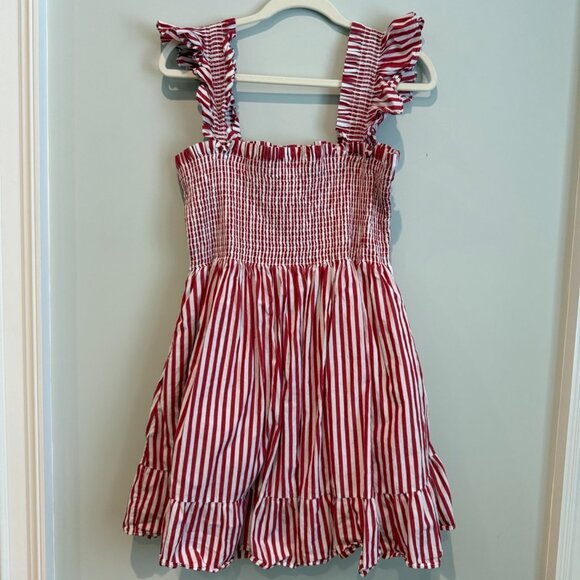 The Elizabeth Nap Dress - Cherry Stripe Cherry Stripe / XXL - Picture 2 of 4